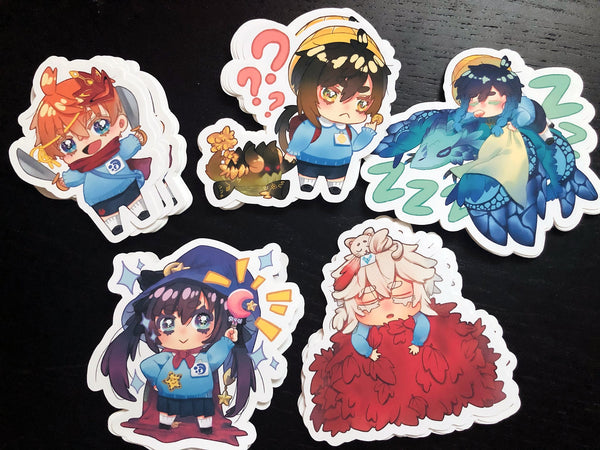 Genshin Impact 3 inch weatherproof sticker - Zhongli