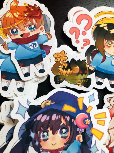 Genshin Impact 3 inch weatherproof sticker - Mona