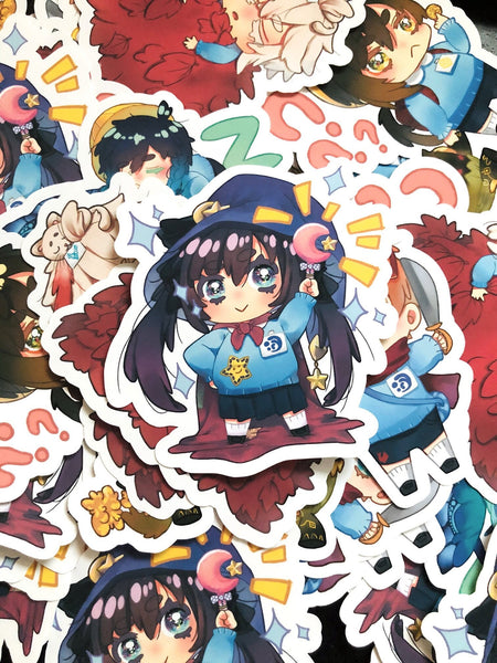 Genshin Impact 3 inch weatherproof sticker - Mona