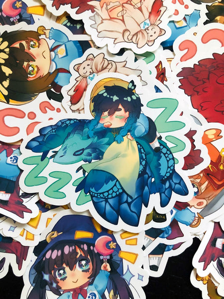 Genshin Impact 3 inch weatherproof sticker - Venti