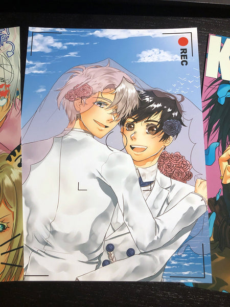 Yuri!!! on Ice Yuuri Katsuki, Viktor Nikiforov wedding 4" by 6" | 5" by 7" inch Mini Print