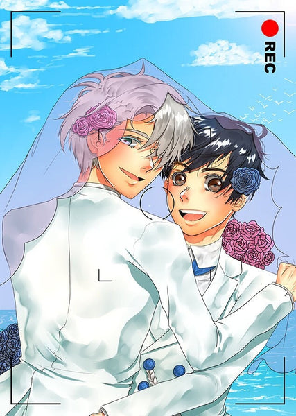 Yuri!!! on Ice Yuuri Katsuki, Viktor Nikiforov wedding 4" by 6" | 5" by 7" inch Mini Print